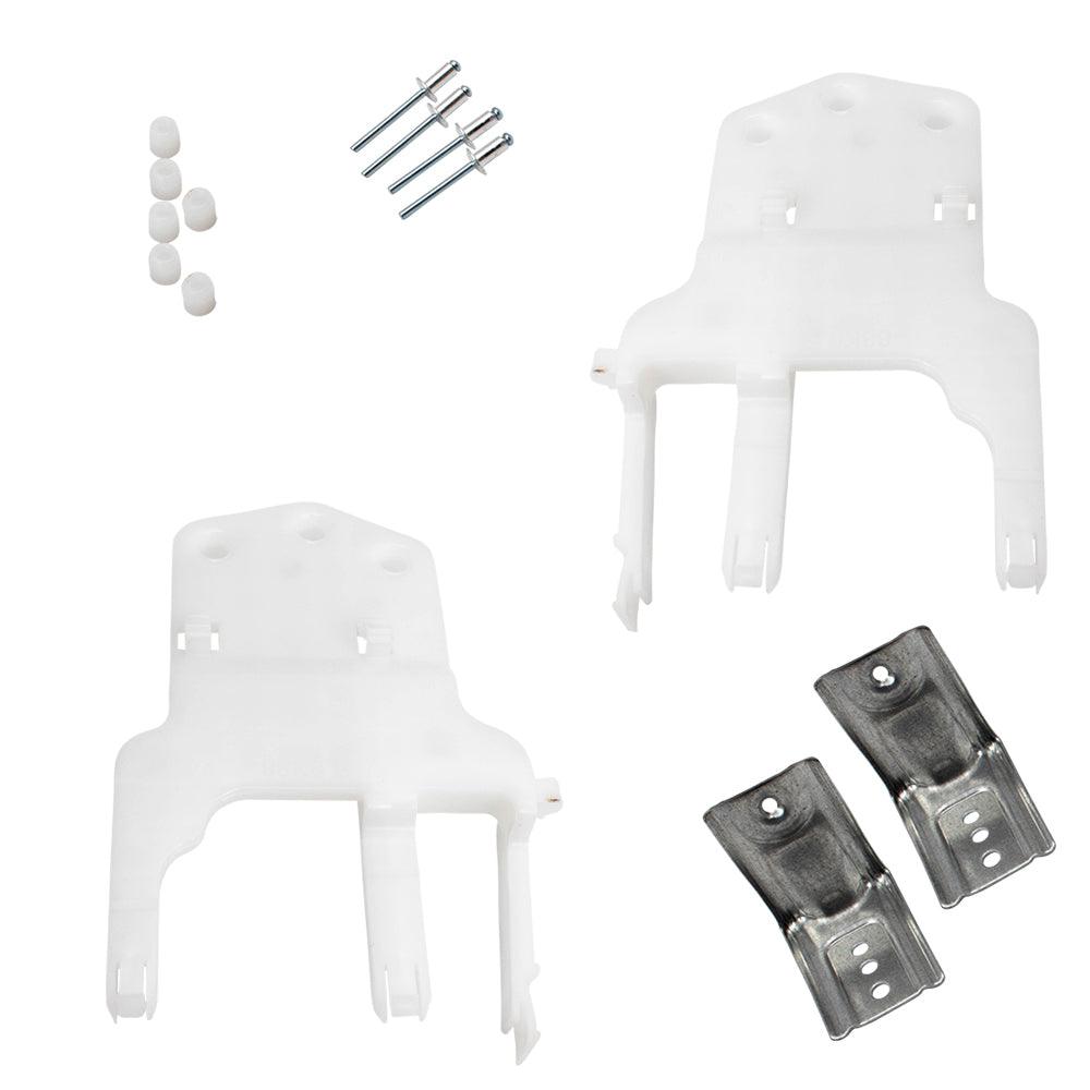 Pair Set Front Power Window Lift Regulators w/ Door Panels Compatible with 09-12 Elantra Wagon 4-Door Hatchback 824712L001 824812L001 749-348 749-349