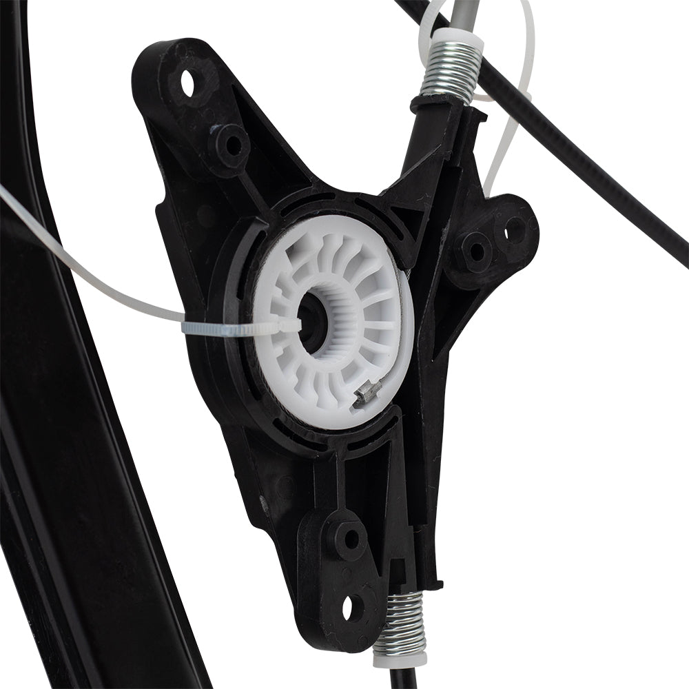 Pair Front Power Window Regulators Compatible with 09-12 Elantra Wagon