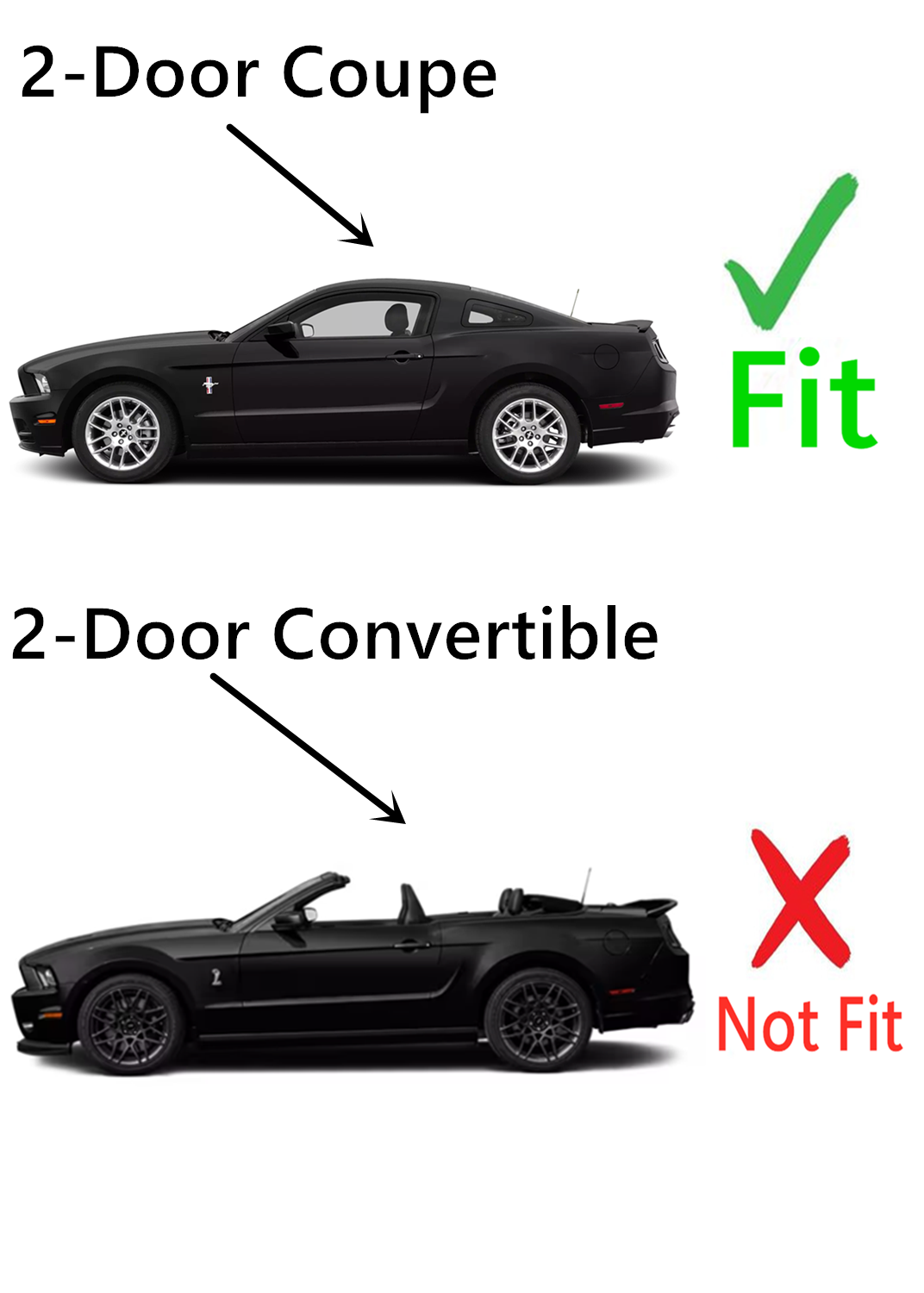 Heated High Amp Back Window Back Glass Compatible with Ford Mustang 2011-2014 2 Door Coupe Models