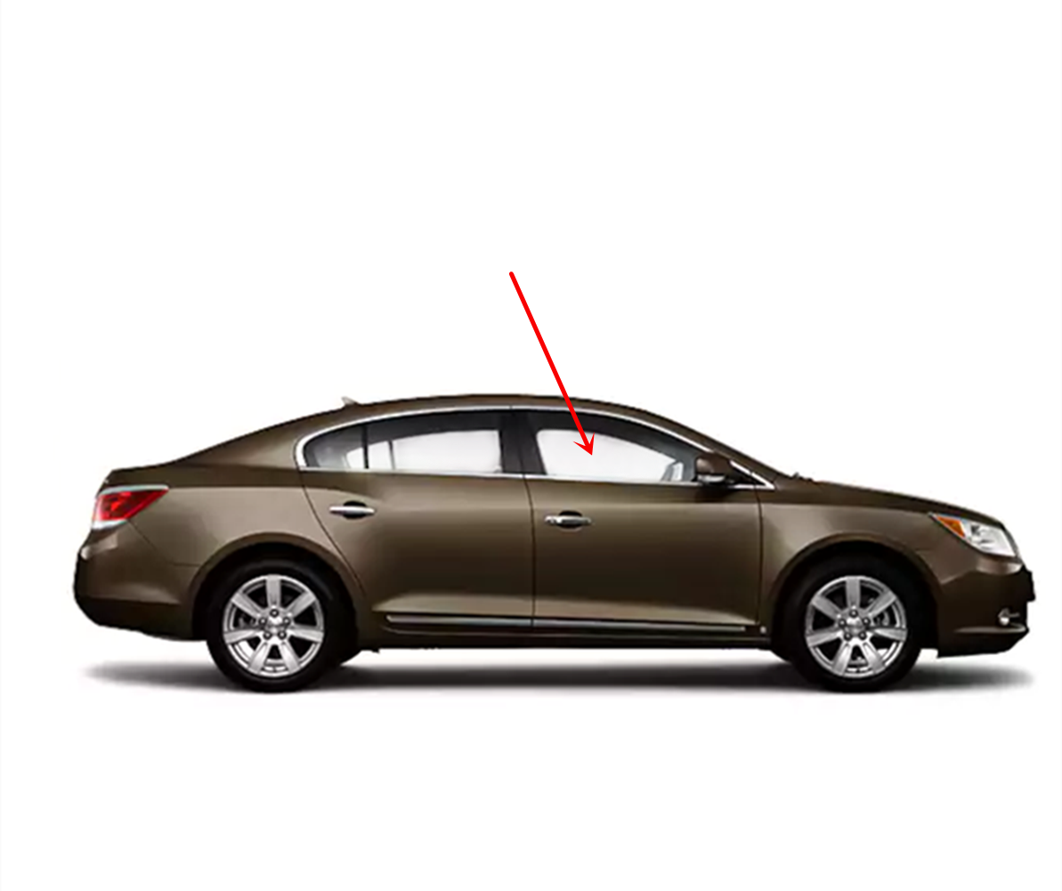 Laminated Passenger Right Side Front Door Window Door Glass Compatible with Buick Lacrosse 2010-2016 Models