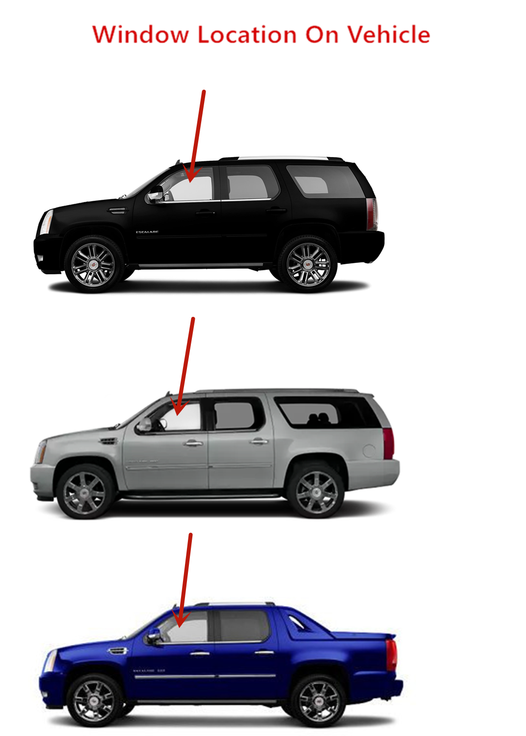 Laminated Driver Left Side Front Door Window Door Glass Compatible with Cadillac Escalade ESV/Escalade EXT/Escalade Hybrid 2011-2014 Models