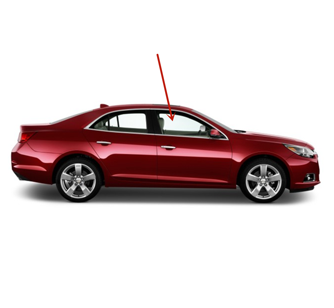 Laminated Passenger Right Side Front Door Window Door Glass Compatible with Chevrolet Malibu 2013-2015 Models/ Malibu Limited 2016 Models