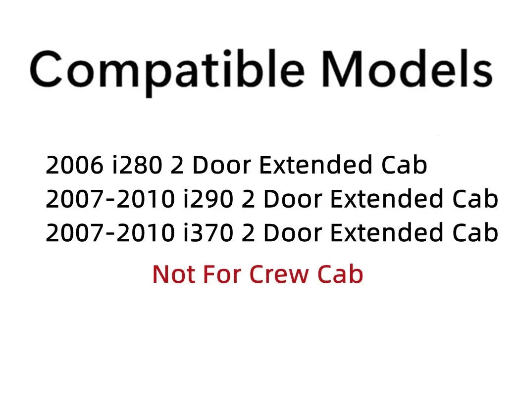 Passenger Right Side Quarter Window Quarter Glass Compatible with Isuzu i280 / i290 / i370 2 Door Extended Cab 2006-2010 Models