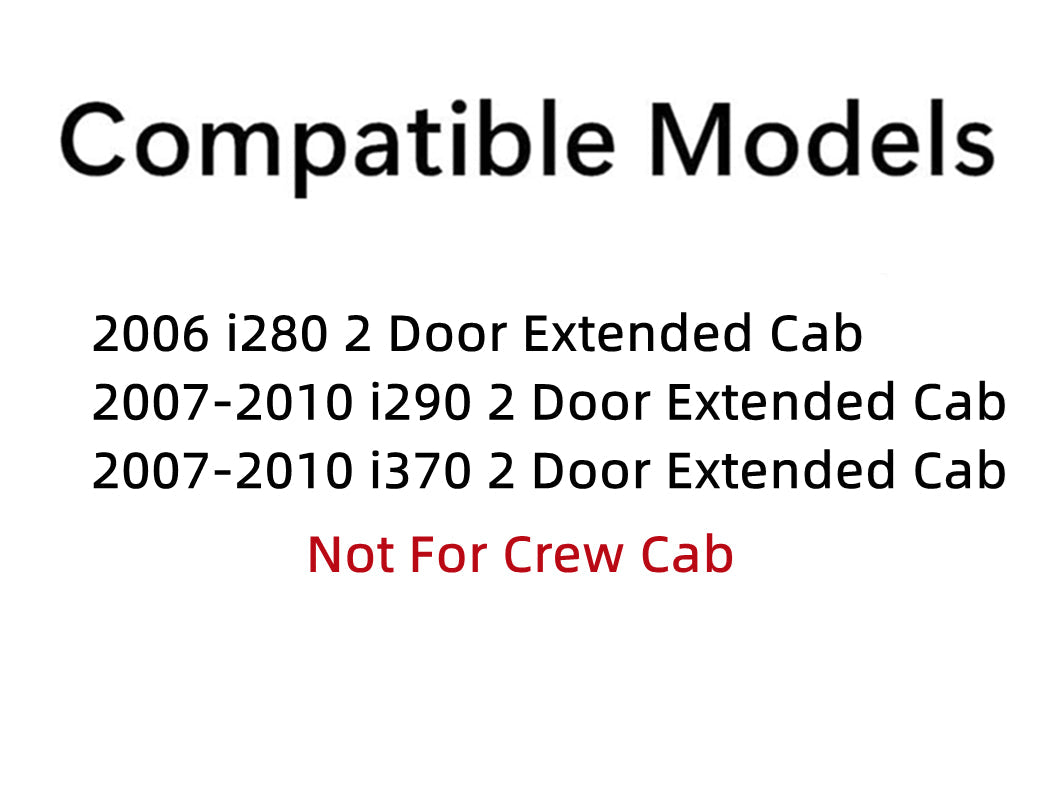 Driver Left Side Quarter Window Quarter Glass Compatible with Isuzu i280 i290 i370 2006-2010/Chevrolet Colorado 2004-2012/GMC Canyon 2004-2012 2 Door Extended Cab Models