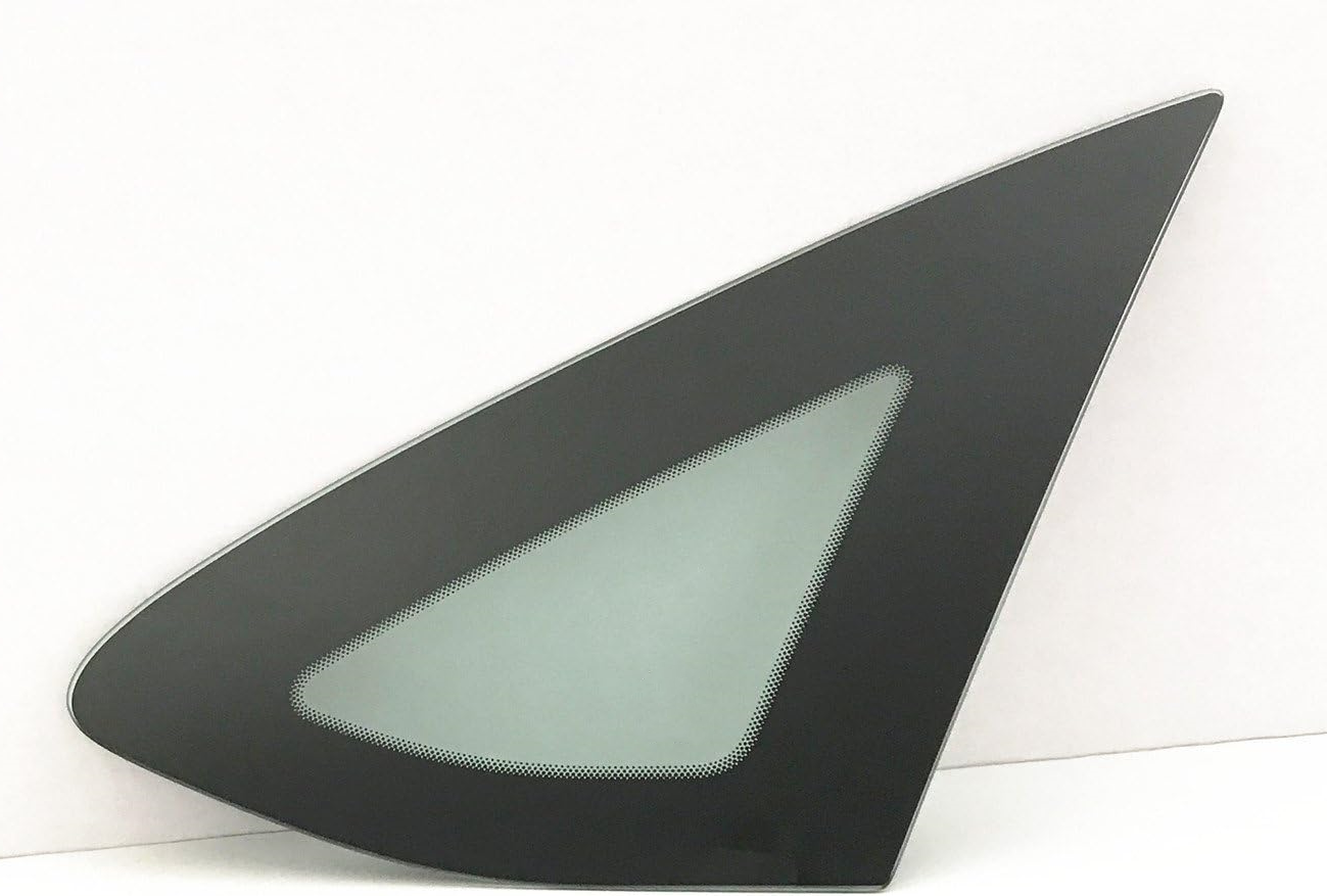 Passenger Right Side Rear Quarter Glass Quarter Window Compatible with Ford Focus 4 Door Sedan 2008-2011 Models