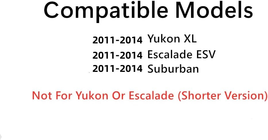 Passenger Right Side Quarter Window Quarter Glass with Antenna Style Compatible with Chevrolet Suburban 1500 & 2500/GMC Yukon XL 1500 & 2500/Cadillac Escalade ESV 2011-2014 Models