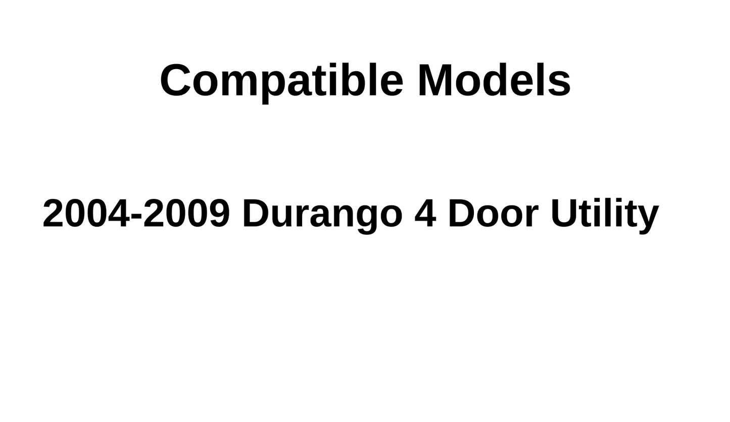 Passenger Right Side Rear Vent Window Vent Glass Compatible with Dodge Durango 2004-2009 Models