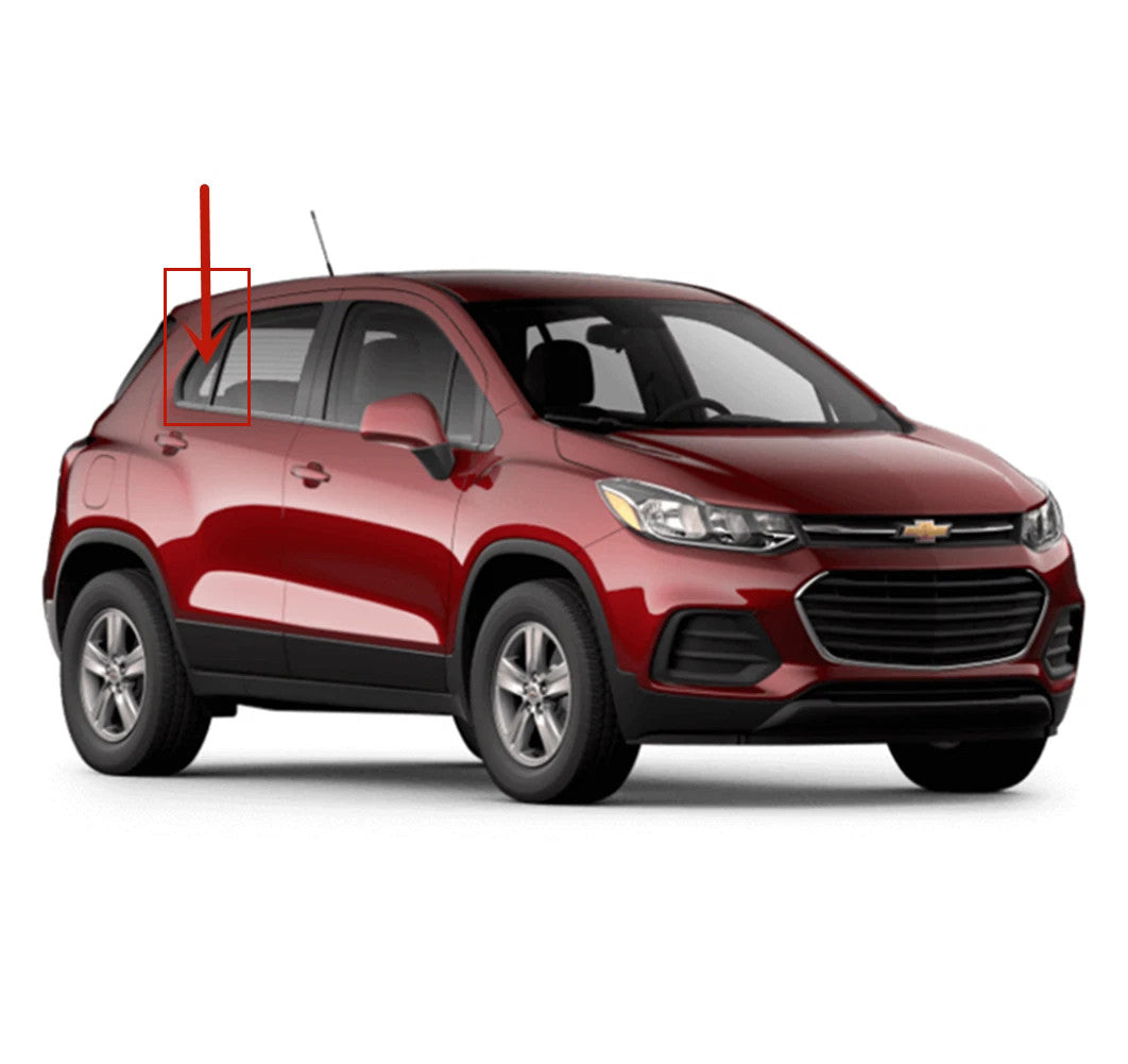 Tempered Privacy Passenger Right Side Rear Vent Window Vent Glass Compatible with Chevrolet Trax 2013-2022