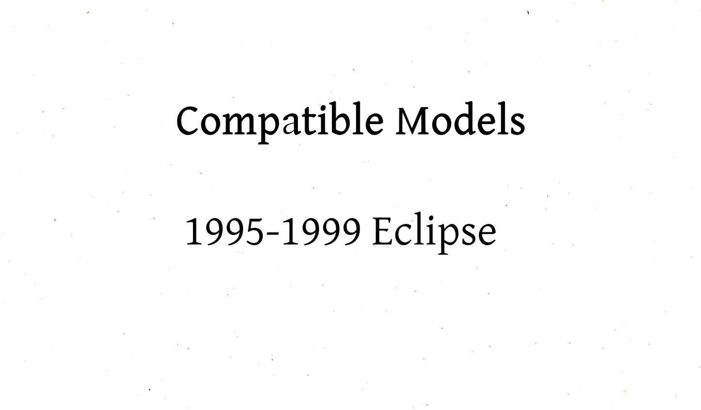 Passenger Right Side Door Window Door Glass Compatible with Mitsubishi Eclipse 1995-1999 Models
