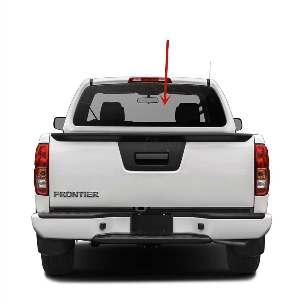 Stationary Non Heated Back Window Back Glass Compatible with Nissan Frontier Pickup 2005-2021 Models