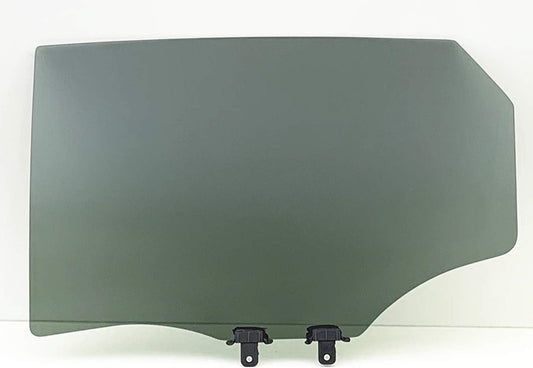 Driver Left Side Rear Door Window Door Glass Compatible with Hyundai Tucson 2010-2015 Models