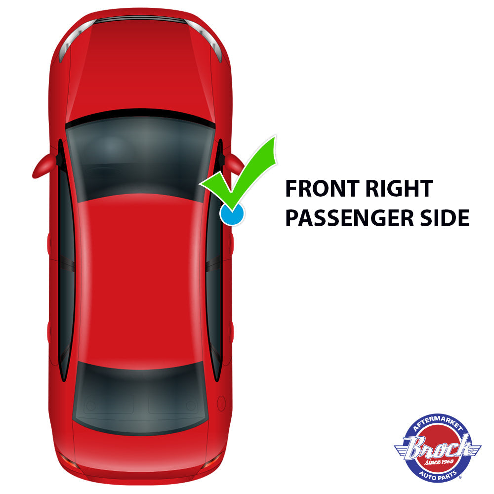 Front Power Window Regulators with Motors and Sash Guide Channel Clips Kit Compatible with 1992-1998 Grand Am Sedan