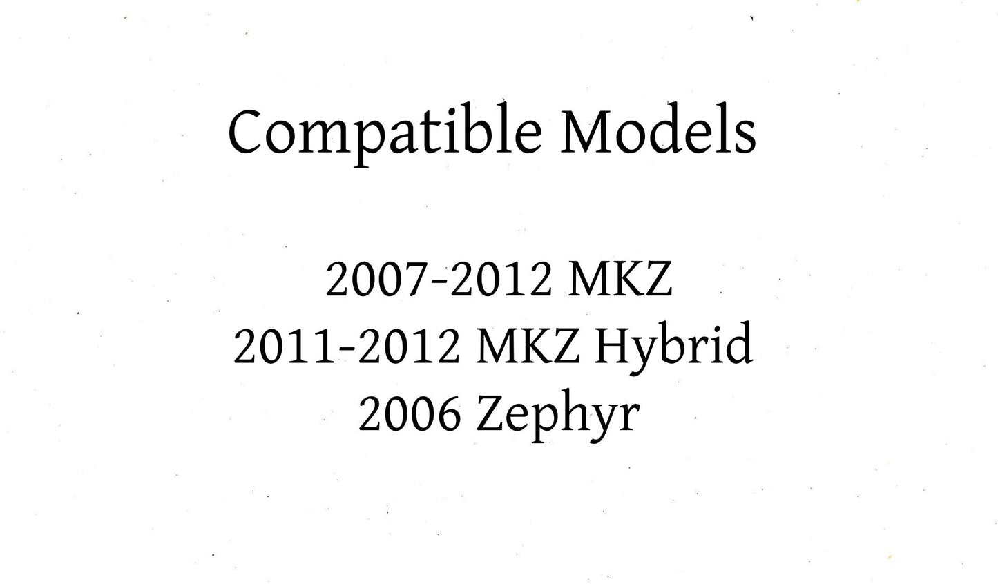 Driver Left Side Front Door Window Door Glass Compatible with Lincoln MKZ 2007-2012 Models/ Zephyr 2006 Models