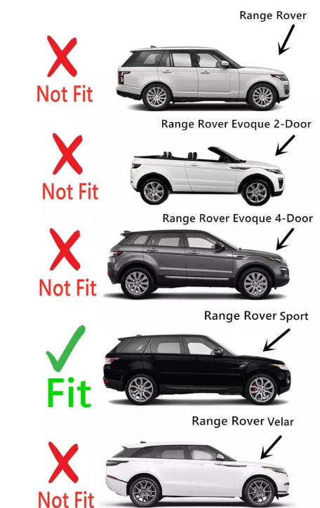 Laminated Passenger Right Side Front Door Window Door Glass Compatible with Land Rover Range Rover Sport 2014-2022 Models (Sport Only)