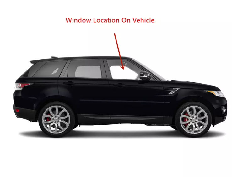 Laminated Passenger Right Side Front Door Window Door Glass Compatible with Land Rover Range Rover Sport 2014-2022 Models (Sport Only)