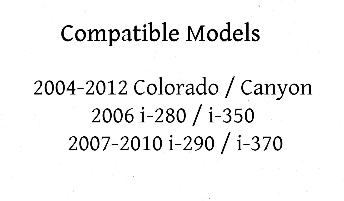 Stationary Back Window Back Glass Compatible with Chevrolet Colorado 2004-2012/GMC Canyon 2004-2012/Isuzu i-280 i-290 i-350 i-370 2006-2010 Models Pickup