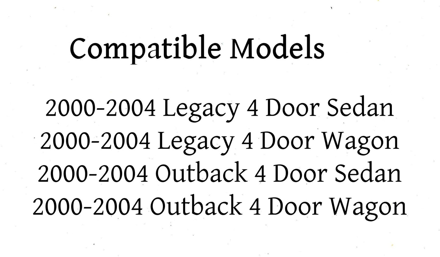 Passenger Right Side Front Door Window Door Glass Compatible with Subaru Legacy/Subaru Outback 4 Door Sedan/Wagon 2000-2004 Models