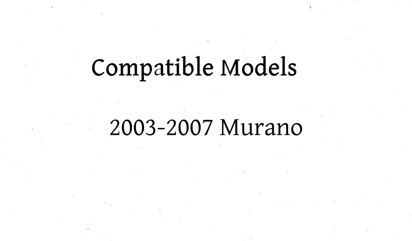 Heated Back Tailgate Window Back Glass Compatible with Nissan Murano 2003-2007 Models