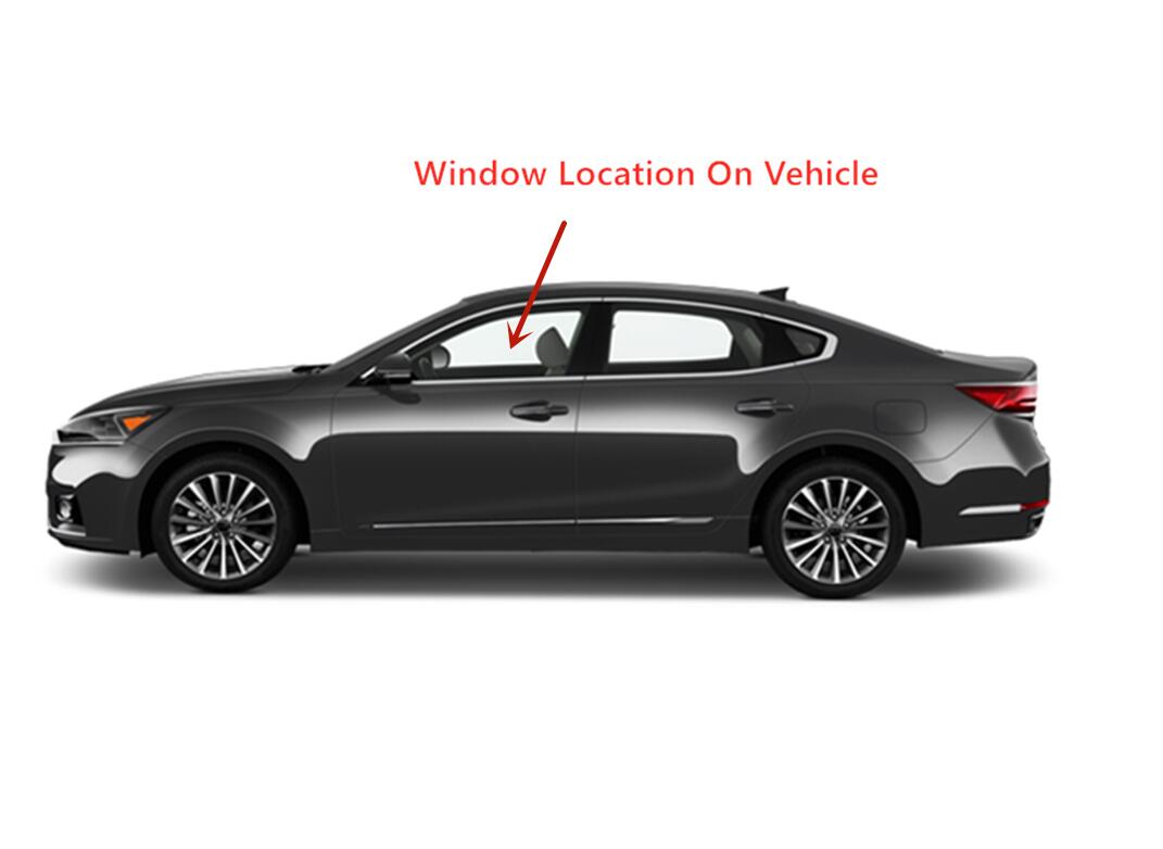 Laminated Driver Left Side Front Door Window Door Glass Compatible with Kia Cadenza 2017-2020 Models