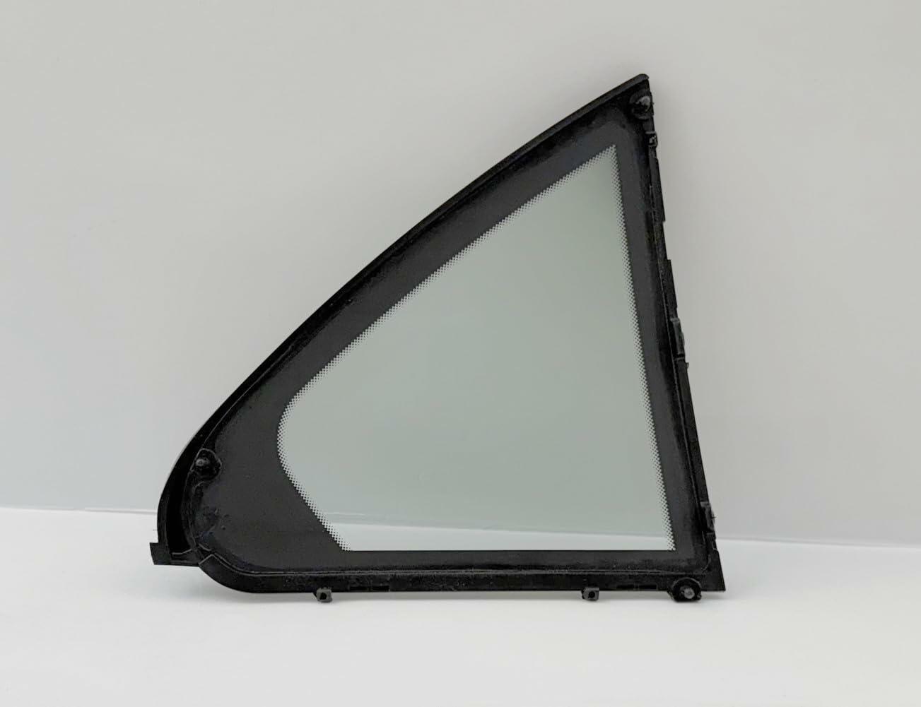 Tempered Driver Left Side Rear Vent Window Vent Glass Compatible with Mercedes Benz C300 C350 C63AMG 2008-2011 Models