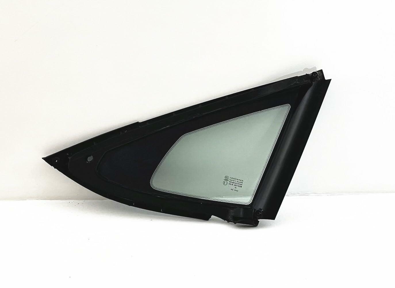 Tempered Driver Left Side Rear Quarter Window Quarter Glass Compatible with Tesla Model S 2012-2025 Models