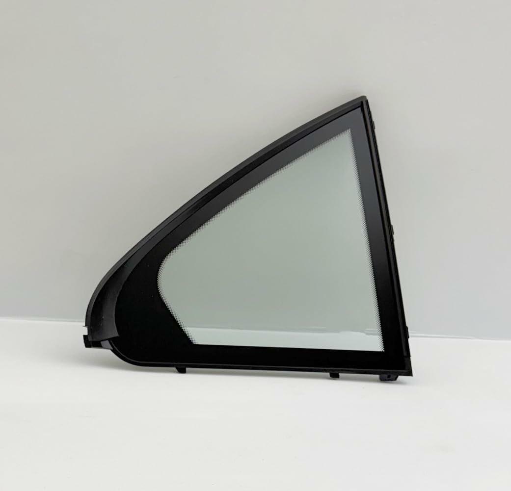 Passenger Right Side Rear Vent Window Vent Glass Compatible with Mercedes Benz C300 C350 C63AMG Sedan 2008-2011 Models