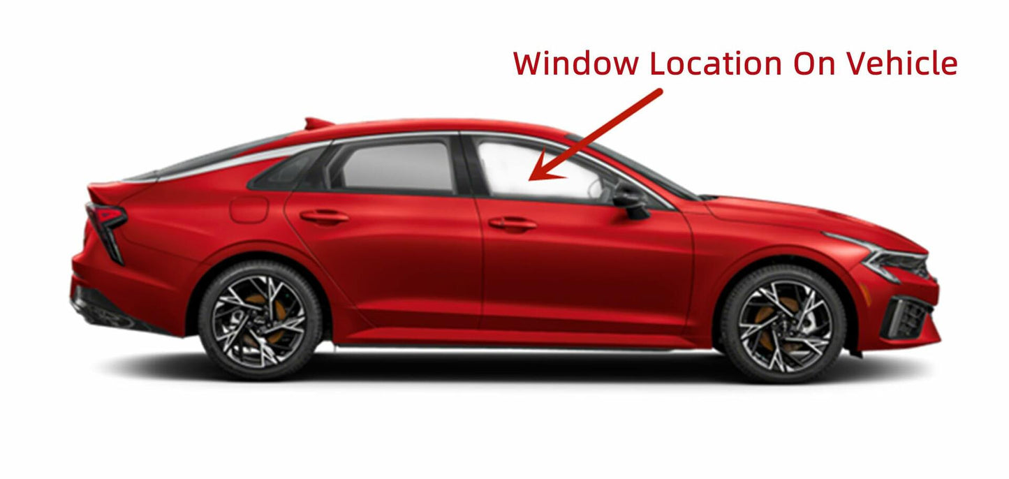 Laminated Passenger Right Side Front Door Window Door Glass Compatible with Kia K5 2023-2025 Models