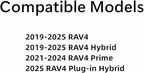 Clear Passenger Right Side Quarter Window Quarter Glass Compatible with Toyota RAV4/ RAV4 Prime/ RAV4 Plug-in Hybrid 2019-2025 Models