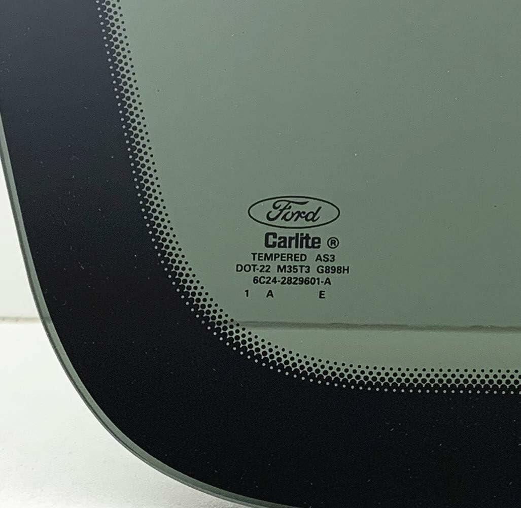 OE Driver Left Side Quarter Window Quarter Glass Compatible with Ford Econoline Extended Van 1998-2016 Models