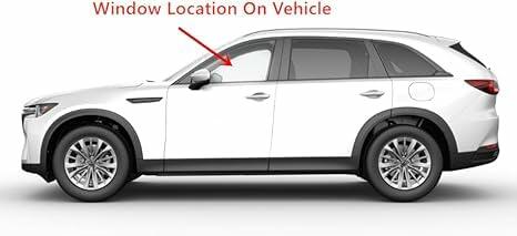 Laminated Driver Left Side Front Door Window Door Glass Compatible with Mazda CX-90 2024-2025 Models