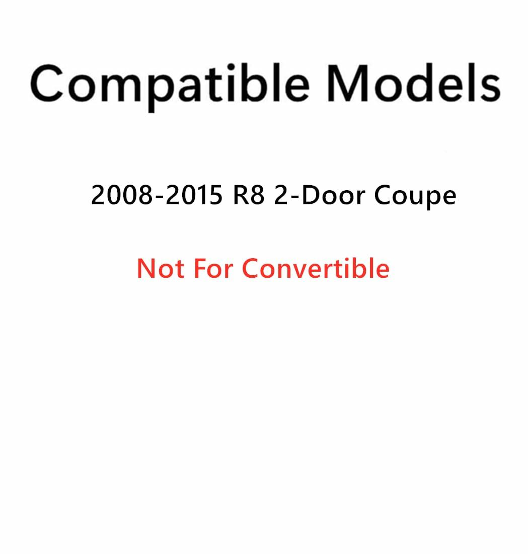 Heated Rear Back Window Back Glass Compatible with Audi R8 2-Door Coupe 2008-2015 Models