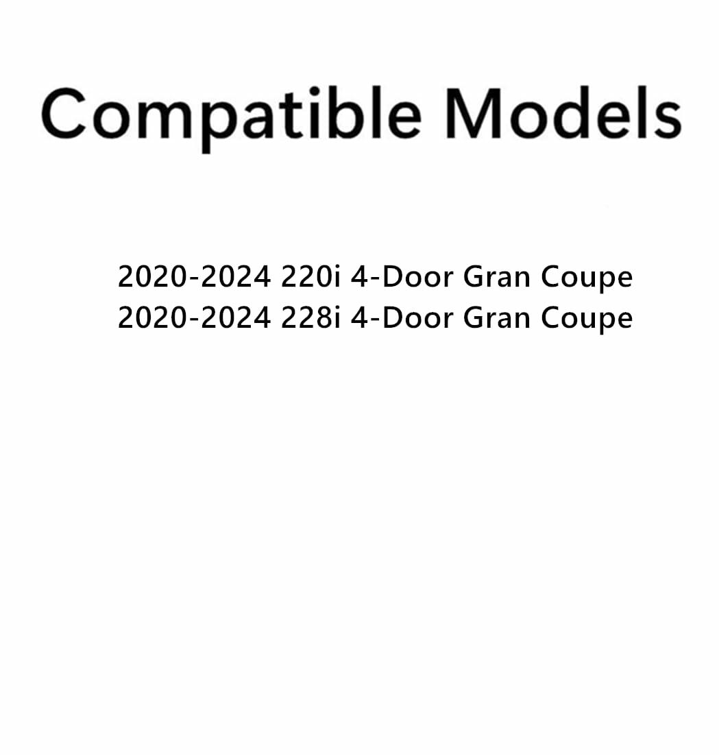 Heated Rear Back Window Back Glass Compatible with BMW 220i 228i 4-Door Gran Coupe 2020-2024 Models