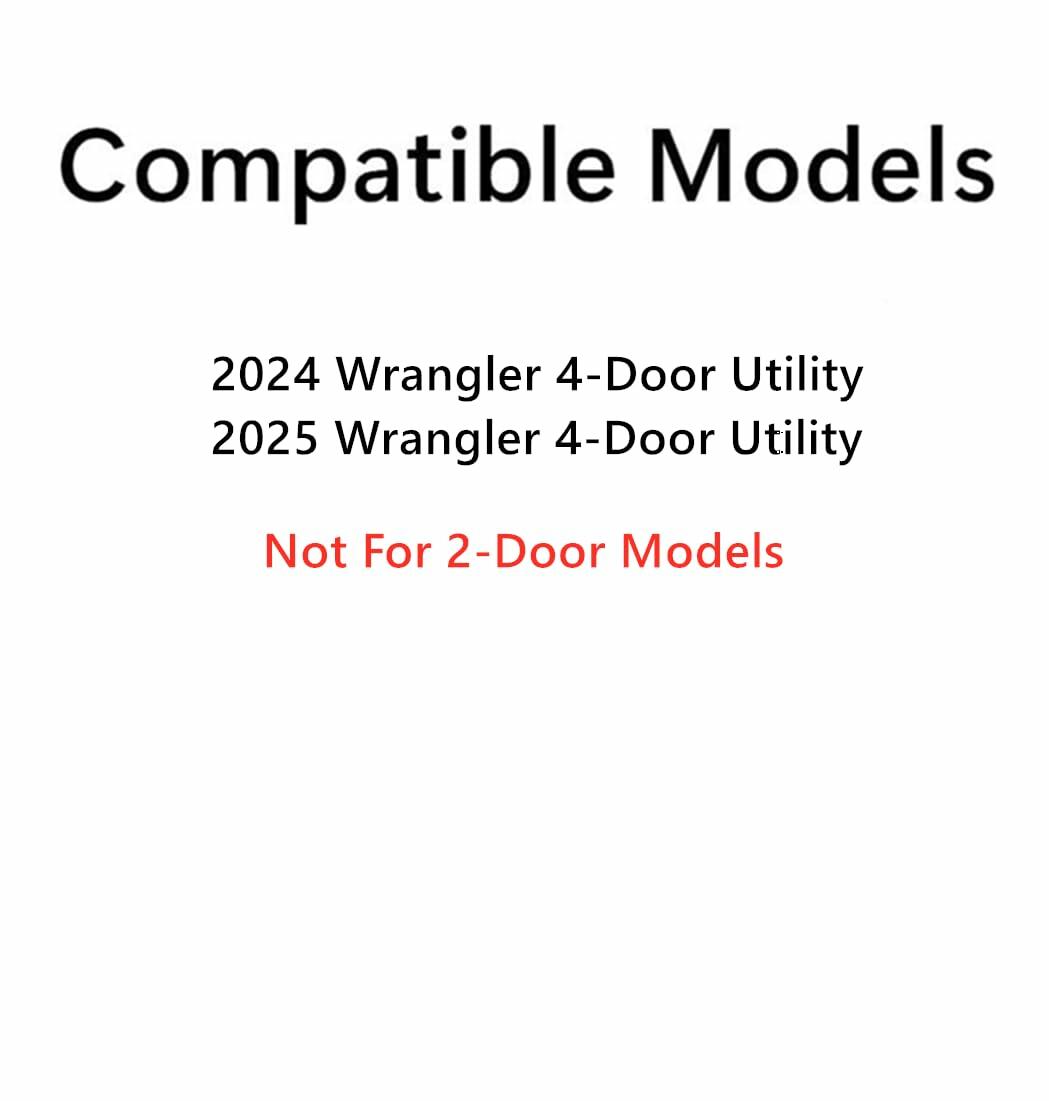 Laminated Driver Left Side Front Door Window Door Glass Compatible with Jeep Wrangler 2024-2025 4-Door Models
