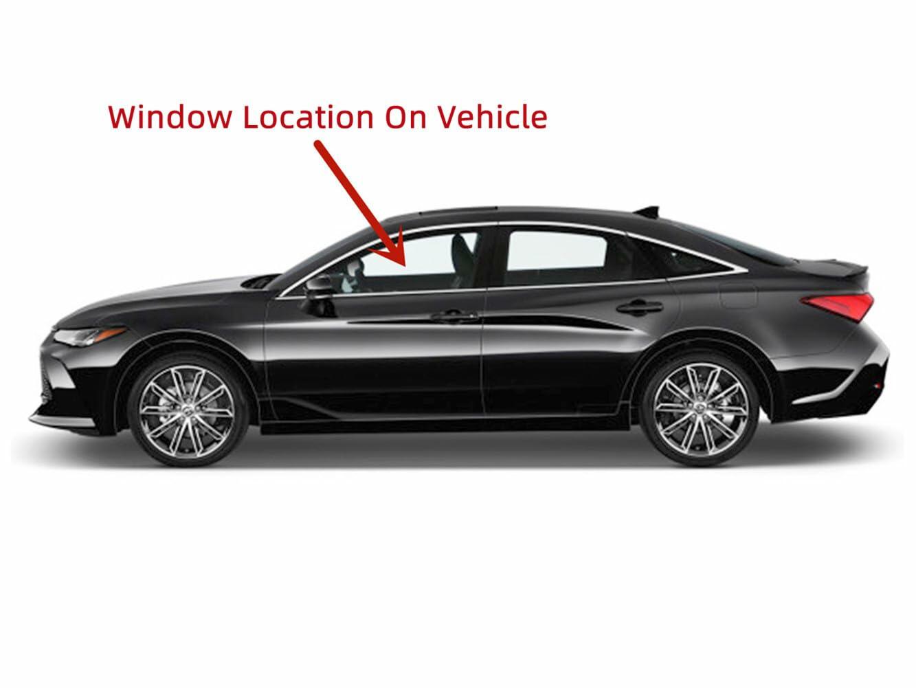 Laminated Driver Left Side Front Door Window Door Glass Compatible with Toyota Avalon 2019-2022 Models