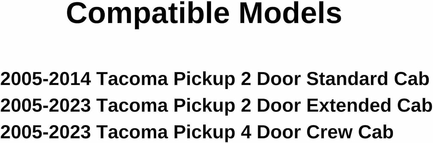Factory Privacy Tinted Stationary Encapsulated Back Window Back Glass Compatible with Toyota Tacoma Pickup 2005-2023 All Body Types