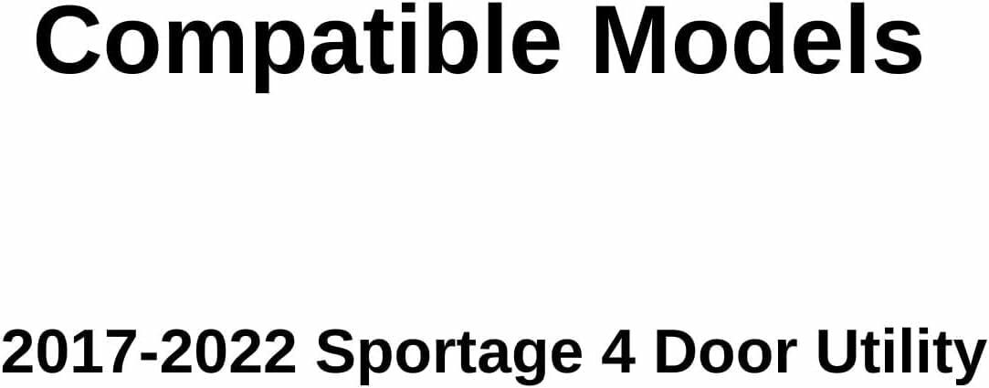 Driver Left Side Rear Vent Window Vent Glass Compatible with Kia Sportage 2017-2022 Models